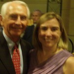 Governor Stephen Beshear with Kentucky Derby Tours Claire Gilbert