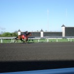 Clear skies as we watch Keeneland morning workouts