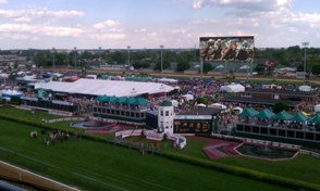 Churchill Downs concept drawing of 2014 HD video board 