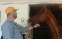 Doug O'Neill with Kentucky Derby winner I'll Have Another